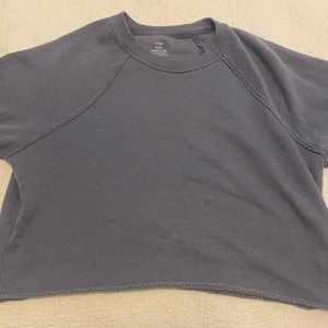 Dusty blue aerie crewneck